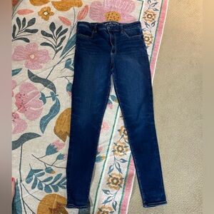 American Eagle Outfitters Dark Blue Skinny Jeans